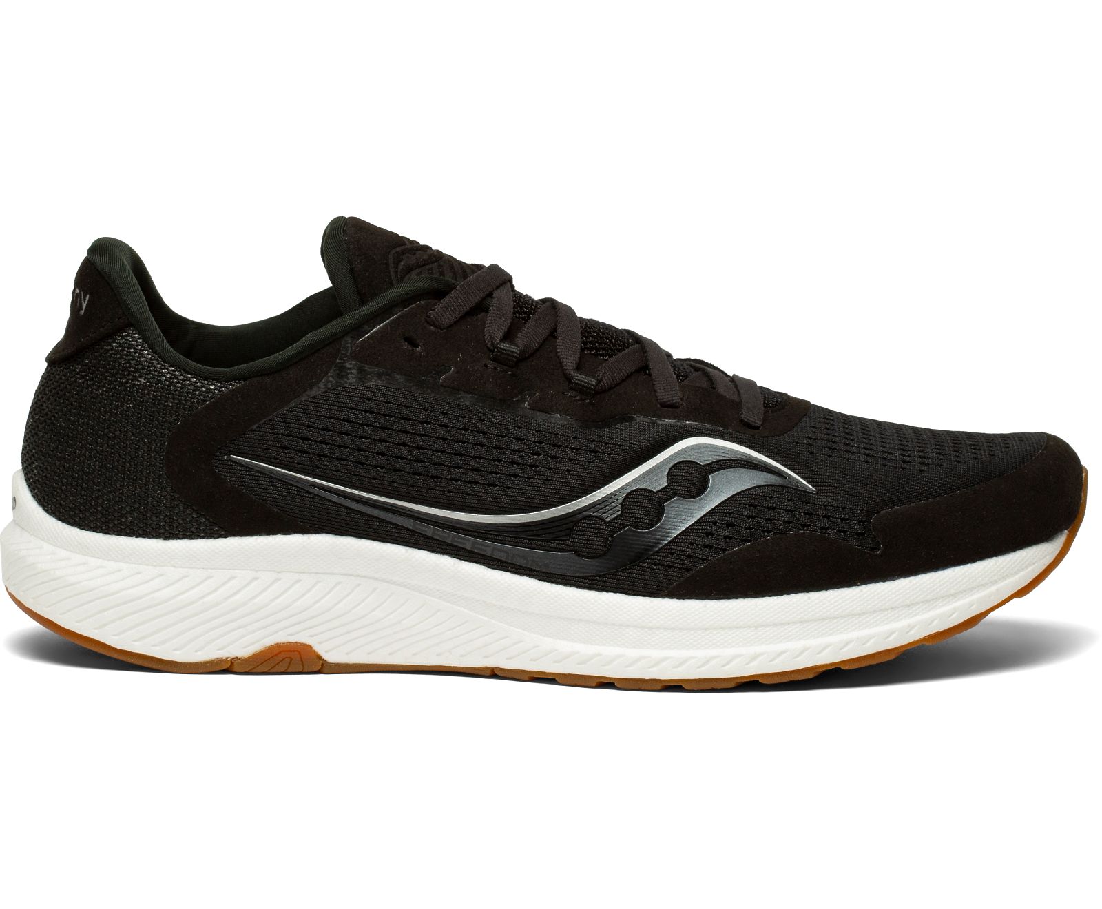 Men\'s Saucony Freedom 4 Running Shoes Black | Singapore 485JPQJ